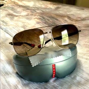 Prada Aviator Polarized Sunglasses 4AC-651